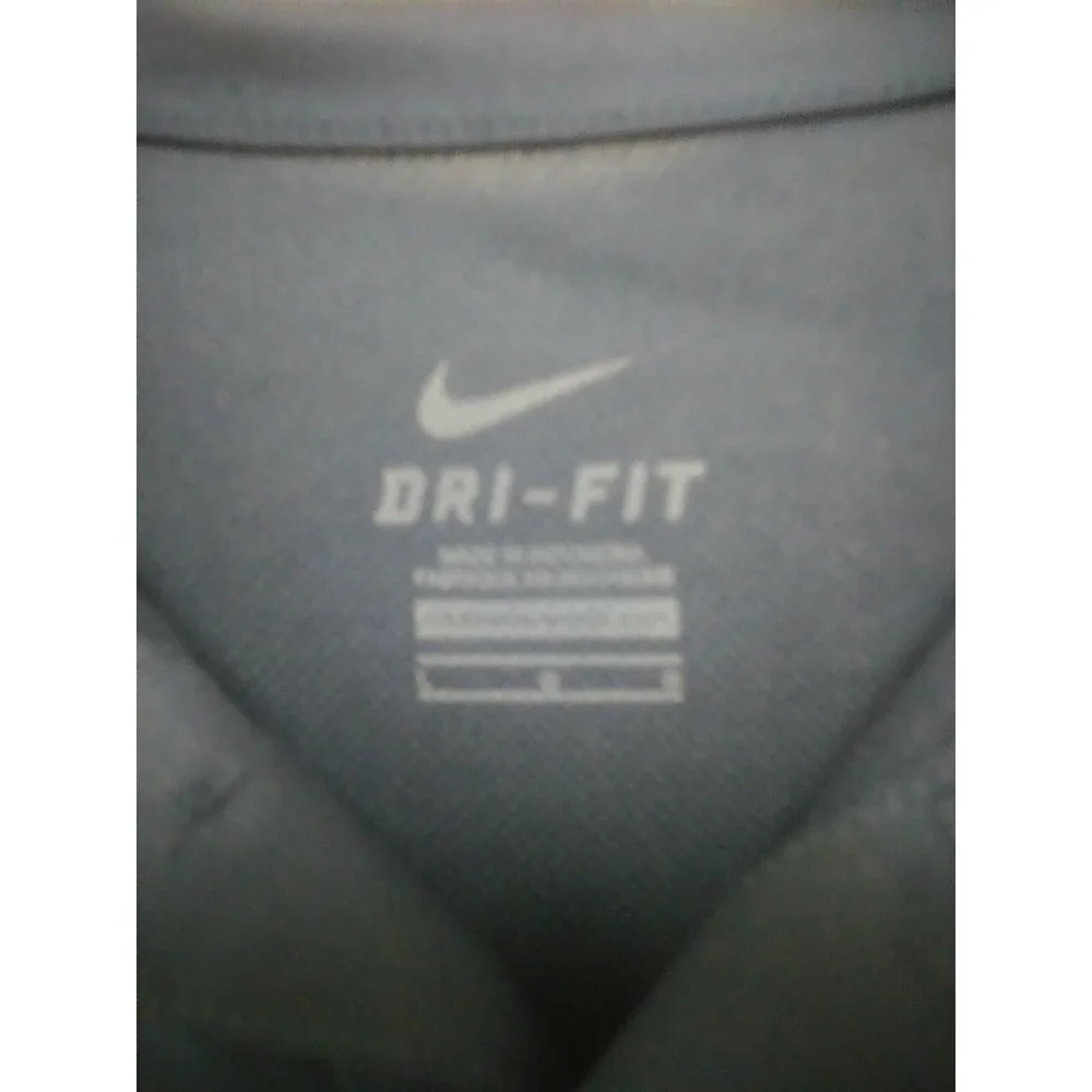 Nike Dri Fit Indian Chief Logo Performance Polo Shirt ‎ Mens Size Large